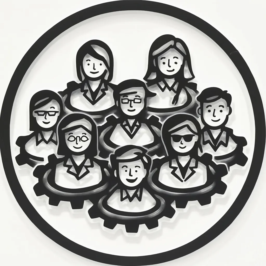 Icono de equipo experto
